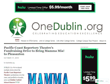 Tablet Screenshot of onedublin.org